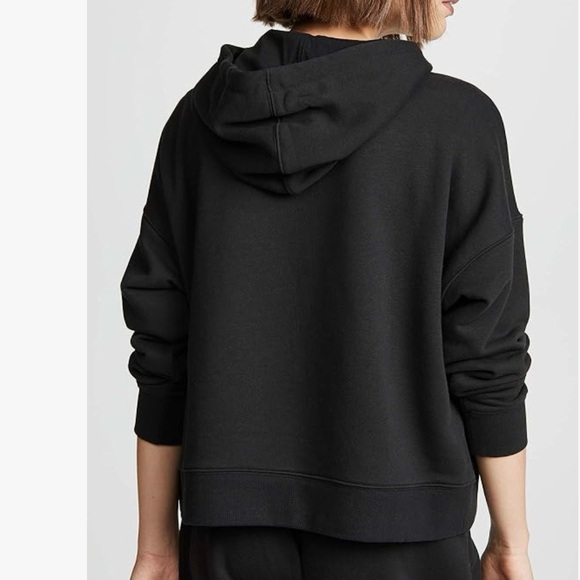 Calvin Klein Women's Monogram Lounge Long Sleeve Hoodie Black Size XL - Picture 3 of 7
